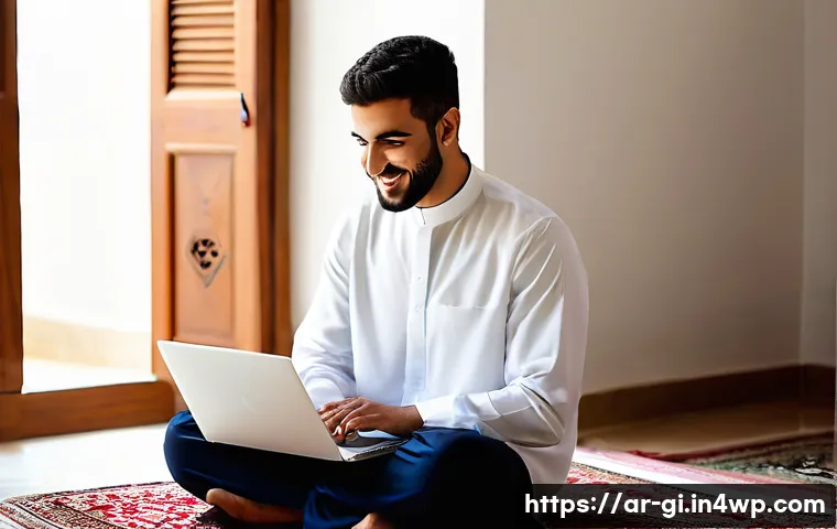 수입원 다변화의 유용한 앱 추천 - **Prompt 1: Freelancing Success in a Modern Arab Setting**
    A young, smiling Arab man, in his lat...